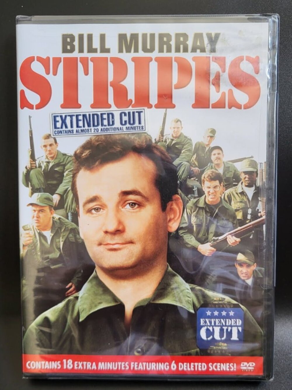 Stripes (DVD, 1981) Extended Cut - Bill Murray - John Candy - NEW Factory Sealed